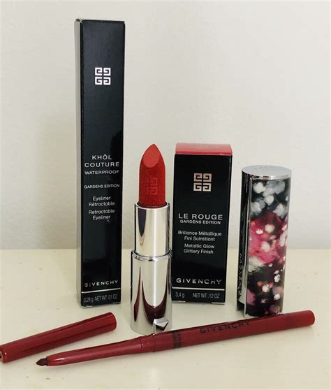 givenchy le rouge sparkling poppy|LE ROUGE GARDENS EDITION .